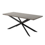 Falcon Rectangular Dining Table MDF Marbling - Furniture > Dining > Dining Tables
