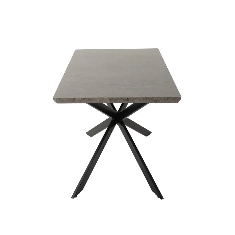Falcon Rectangular Dining Table MDF Marbling - Furniture > Dining > Dining Tables