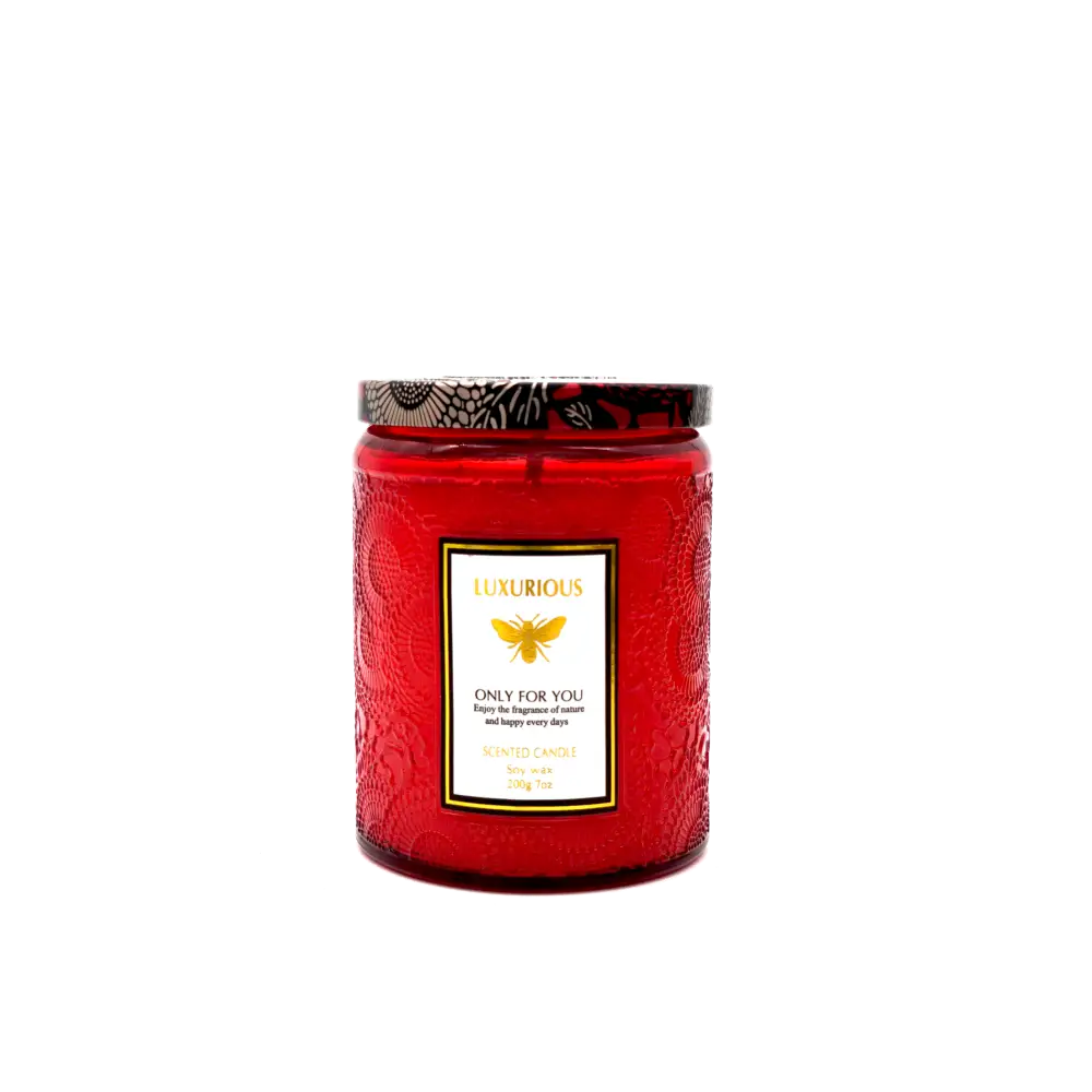 Faubourg Embossed Scented Candle bvlgari&jasmine - Home & Garden > Decor