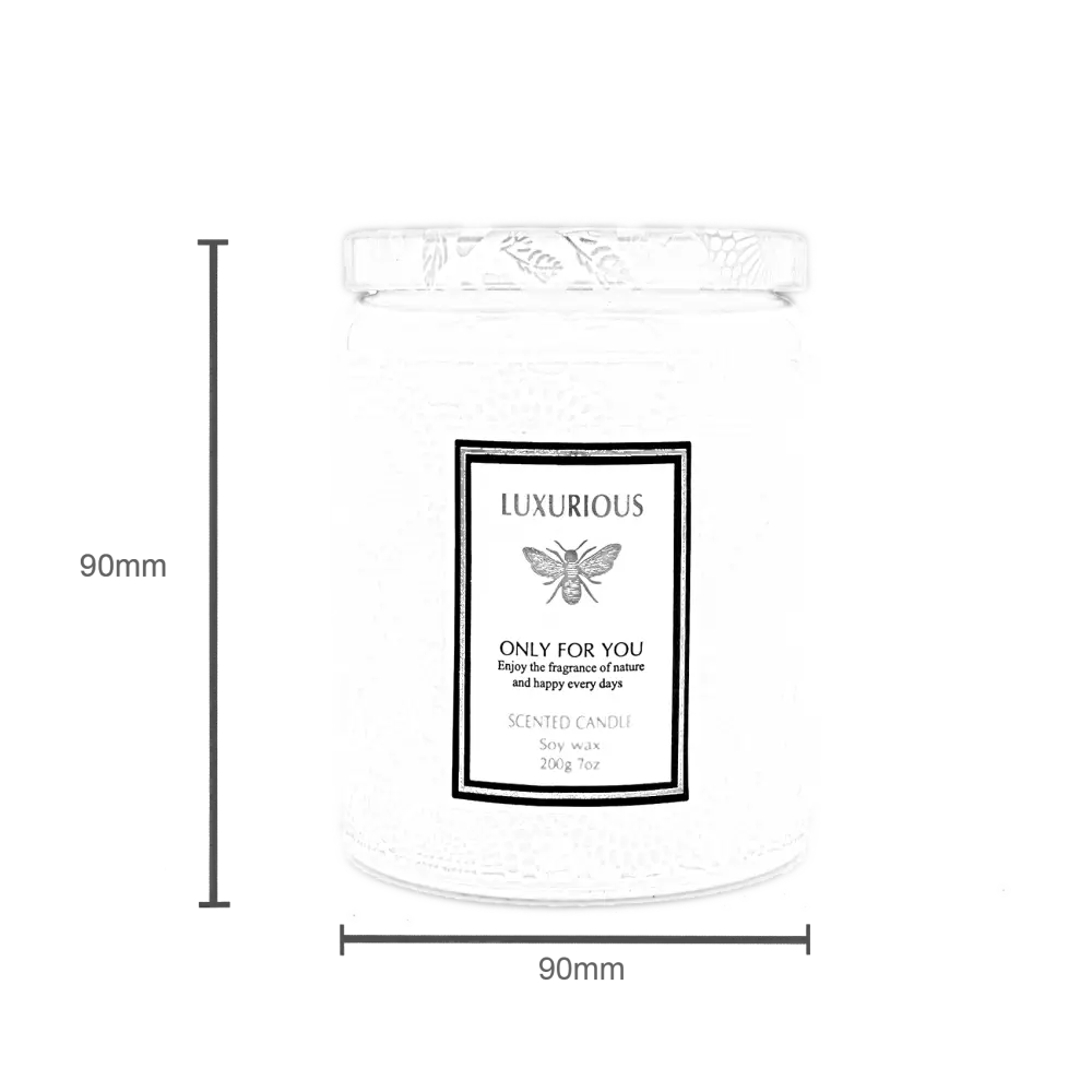 Faubourg Embossed Scented Candle bvlgari&jasmine - Home & Garden > Decor