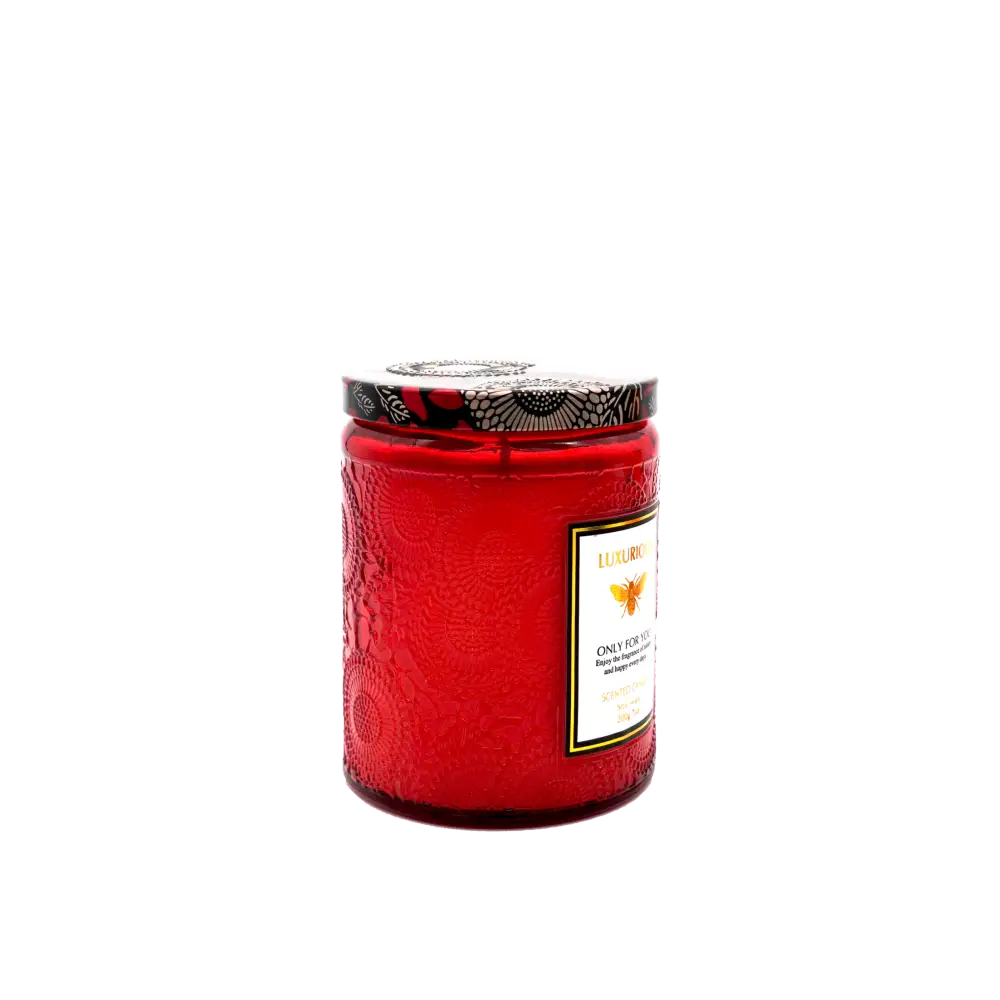 Faubourg Embossed Scented Candle bvlgari&jasmine - Home & Garden > Decor