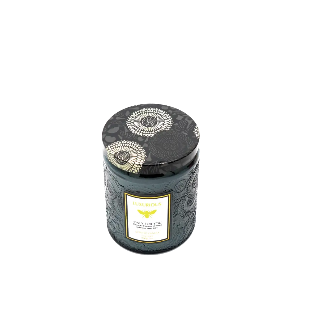 Faubourg Embossed Scented Candle misty forest - Home & Garden > Decor