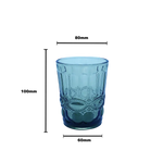 Faubourg Embossed Tumbler - 250ml blue - Home & Garden > Decor