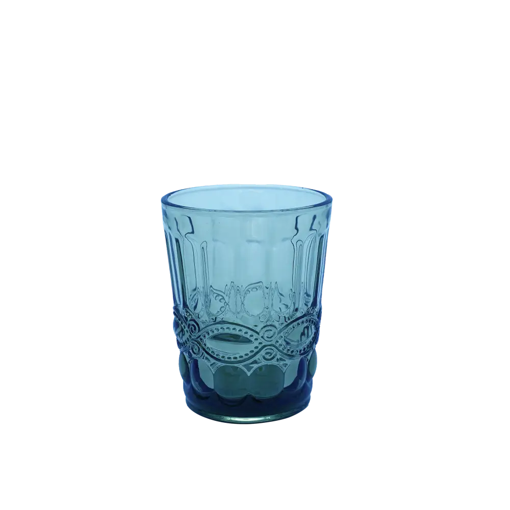Faubourg Embossed Tumbler - 250ml blue - Home & Garden > Decor