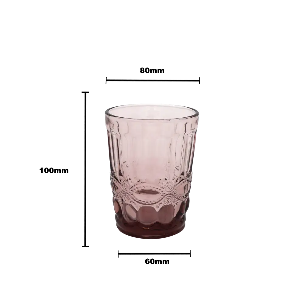 Faubourg Embossed Tumbler - 250ml purple - Home & Garden > Decor