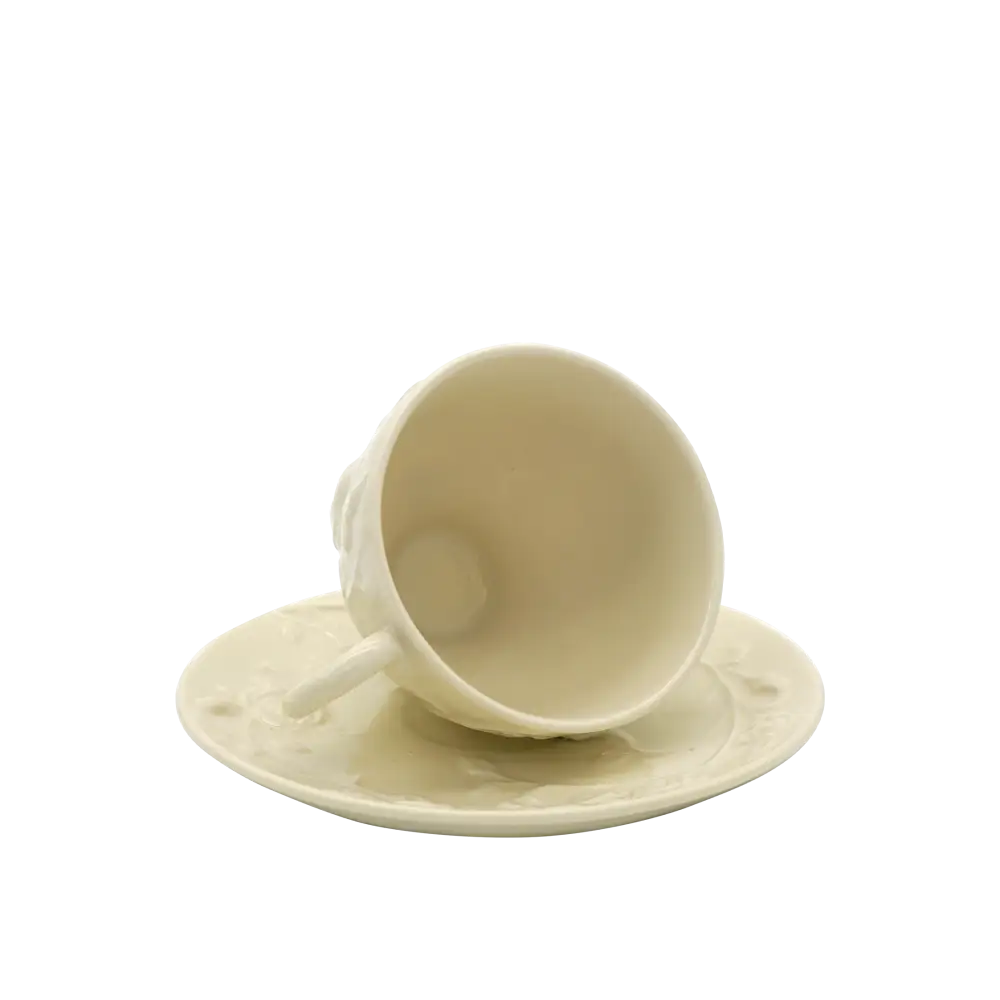 Faubourg Rose Embossed Cup and Saucer - 250ml - Home & Garden > Decor