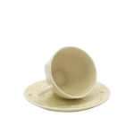 Faubourg Rose Embossed Cup and Saucer - 250ml - Home & Garden > Decor