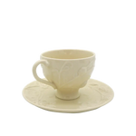 Faubourg Rose Embossed Cup and Saucer - 250ml - Home & Garden > Decor