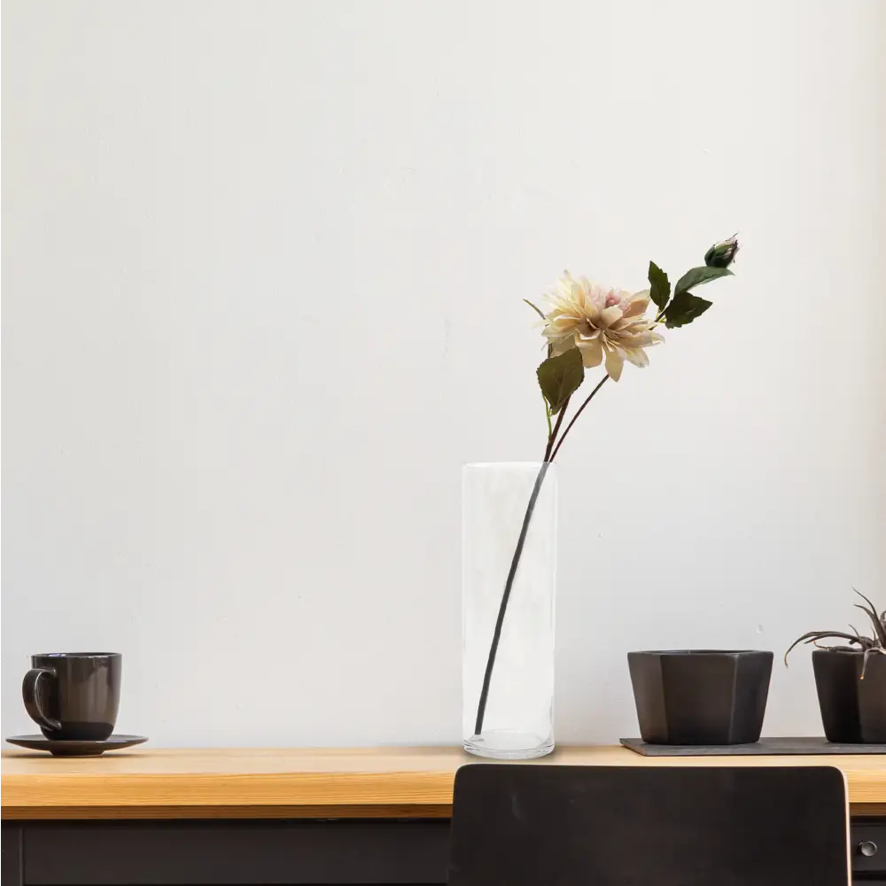 Faux Dahlia Flower Stem - Home & Garden > Decor