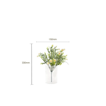 Faux Daisy Grass Stem - Home & Garden > Decor