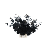 Faux Nordic Black Eucalyptus Leaf Stem - Home & Garden > Decor