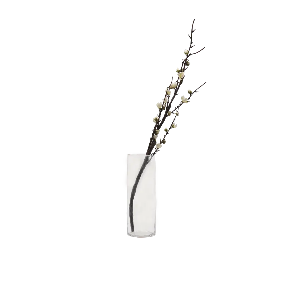 Faux Plum Bossom Stem - Home & Garden > Decor