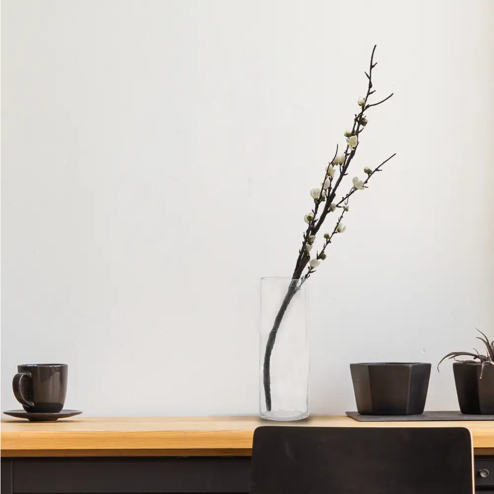 Faux Plum Bossom Stem - Home & Garden > Decor