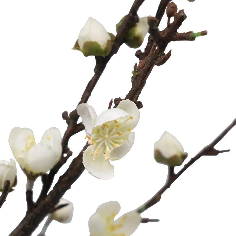 Faux Plum Bossom Stem - Home & Garden > Decor