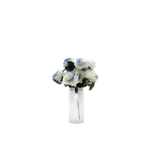 Faux Rose Bouquet Stem blue - Home & Garden > Decor