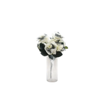 Faux Rose Bouquet Stem grey - Home & Garden > Decor