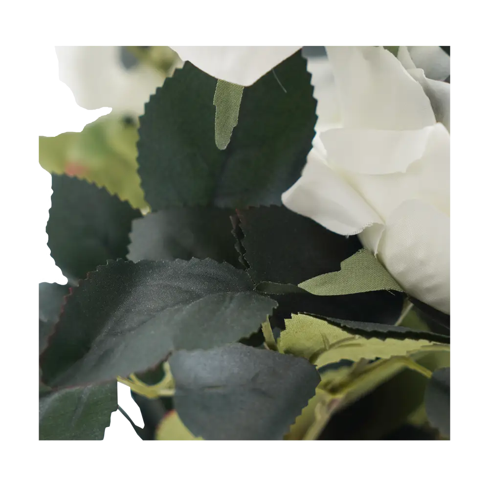 Faux Rose Bouquet Stem grey - Home & Garden > Decor