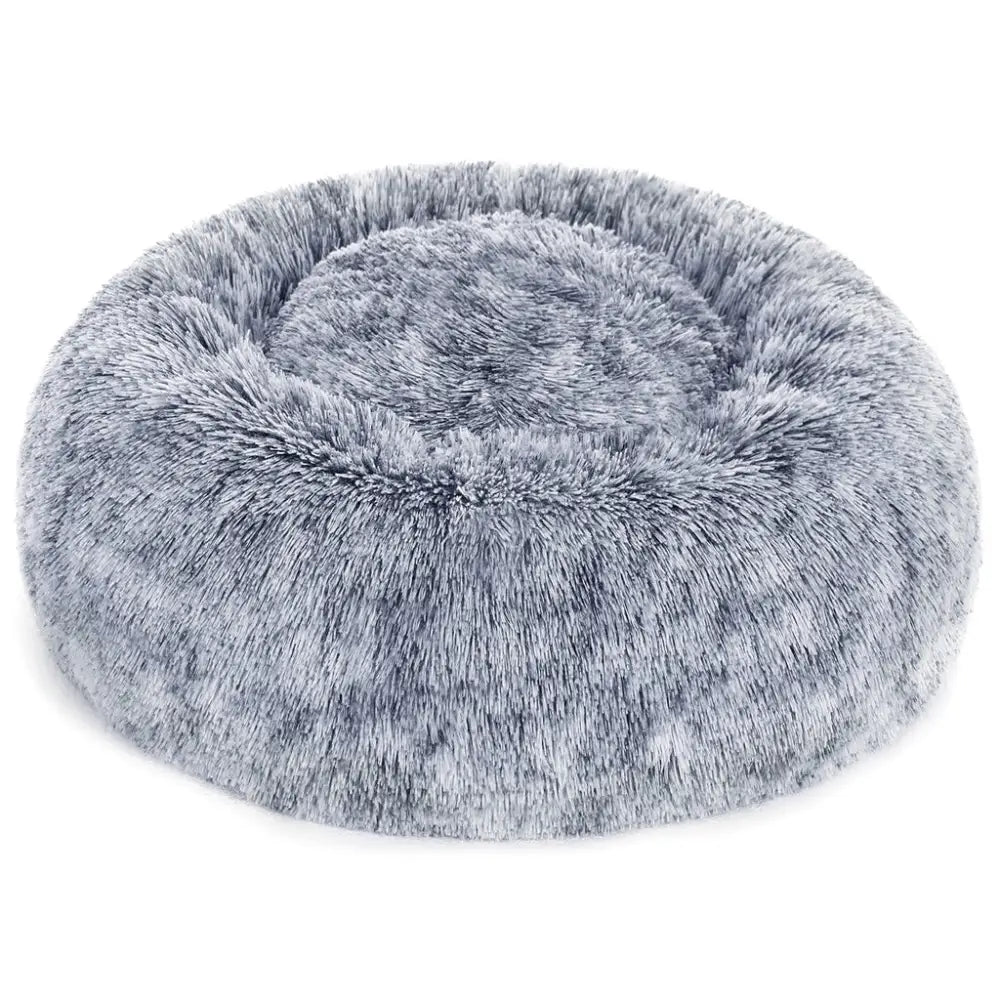FEANDREA 50cm Dog Bed with Removable Washable Cover Grey - Pet Care > Dog Supplies > Dog Beds