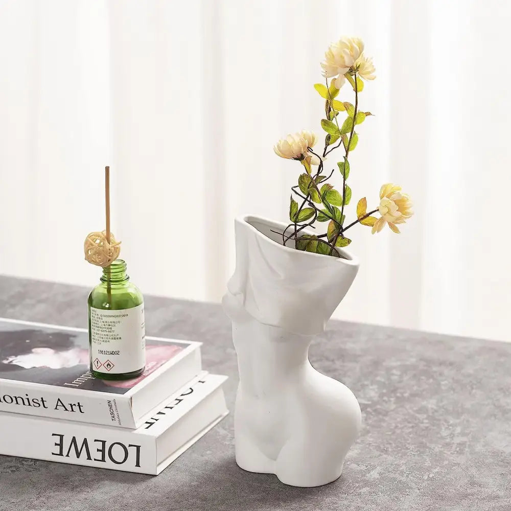 Feminine Body Vase Ceramic Home Decor - Home & Garden > Decor > Vases & Table Decor