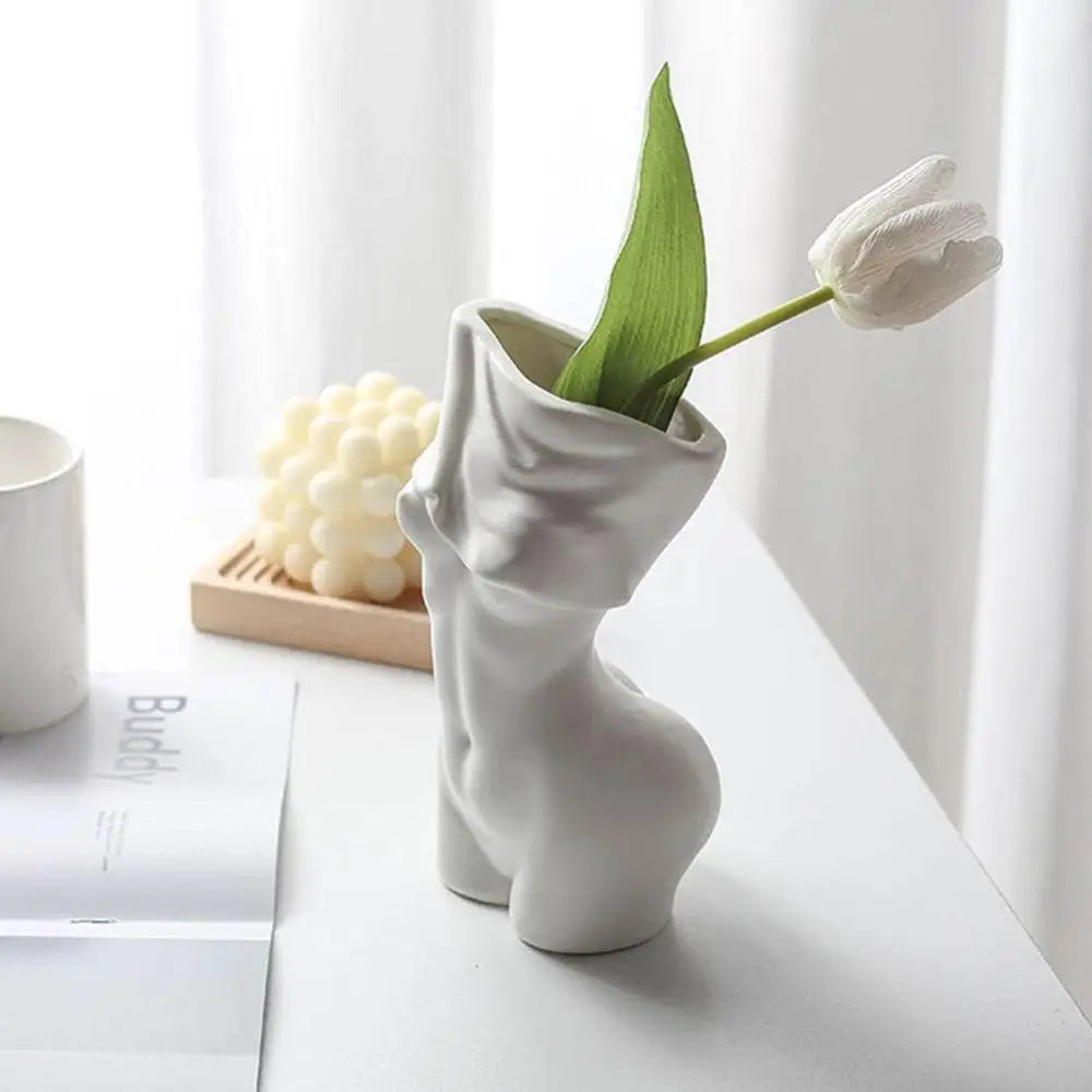 Feminine Body Vase Ceramic Home Decor - Home & Garden > Decor > Vases & Table Decor