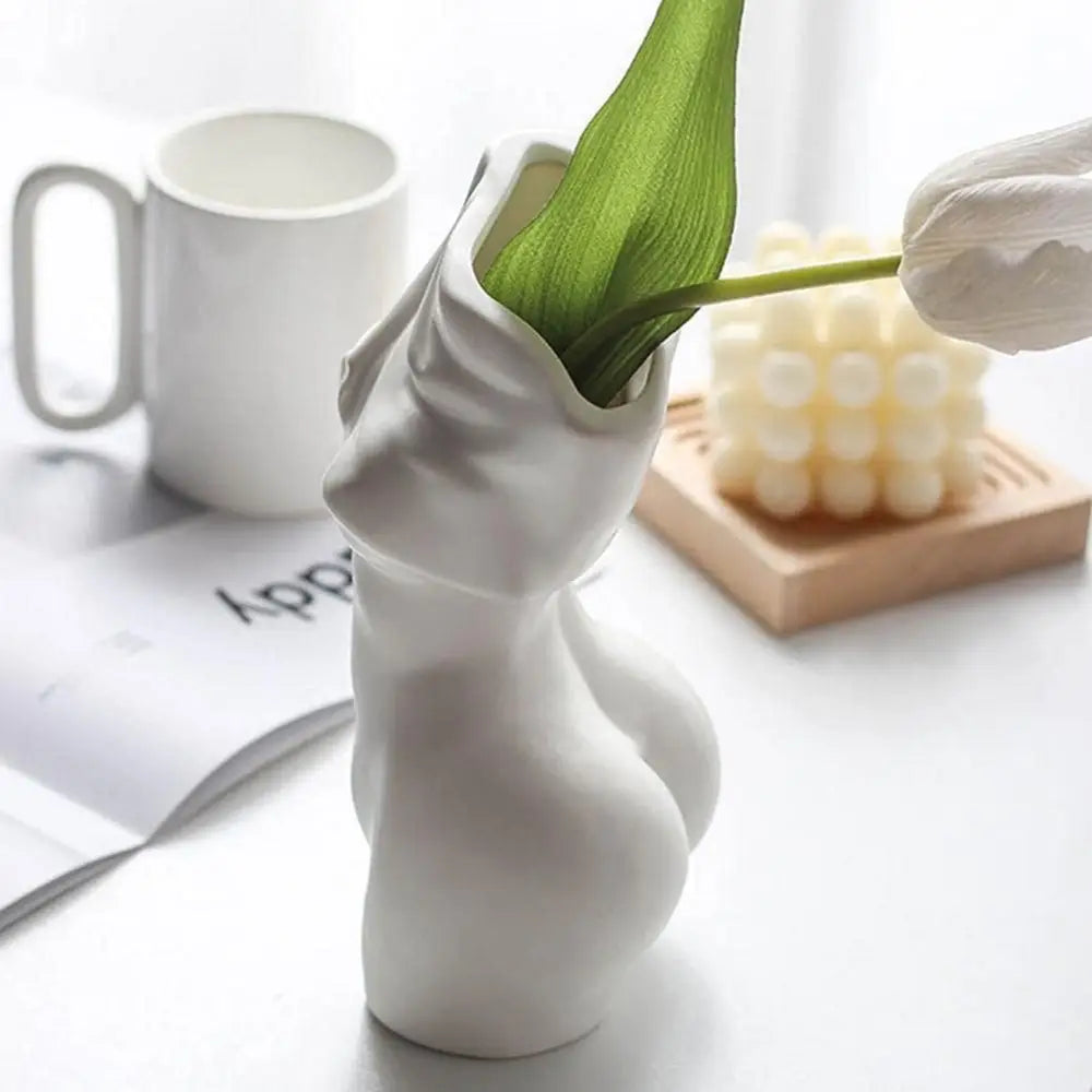 Feminine Body Vase Ceramic Home Decor - Home & Garden > Decor > Vases & Table Decor