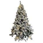 FESTISS 1.8m Christmas Tree with 250 LED Lights Warm White (Snowy) FS-TREE-09 - Home & Garden > Decor