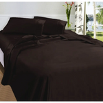 Fieldcrest 875TC Egyptian Cotton Sateen Sheet Set Chocolate Queen - Home & Garden > Bedding