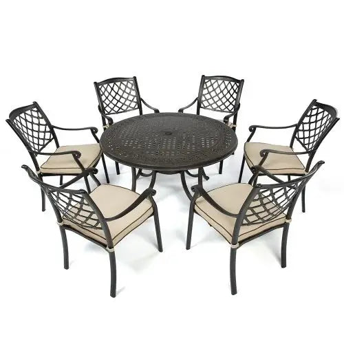 Fiji Metal Outdoor Dining table - Furniture > Outdoor