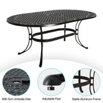 Fiji oval dining table - Furniture > Outdoor
