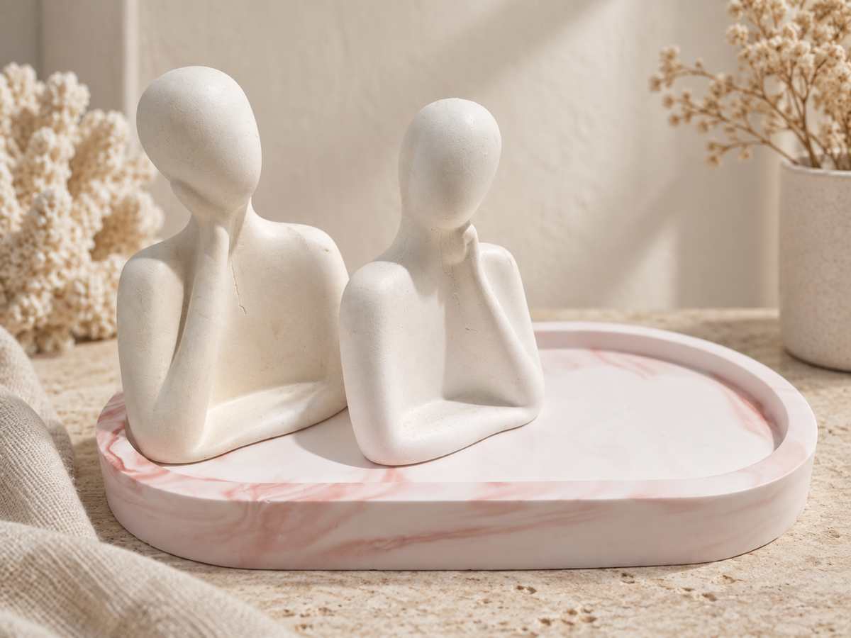 Sunday Tide Coastal Harbour Tray in Shell Blush - view 9