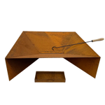 Firepit with Ash Tray with 0.11 Mild Steel’ - Home & Garden > Firepits
