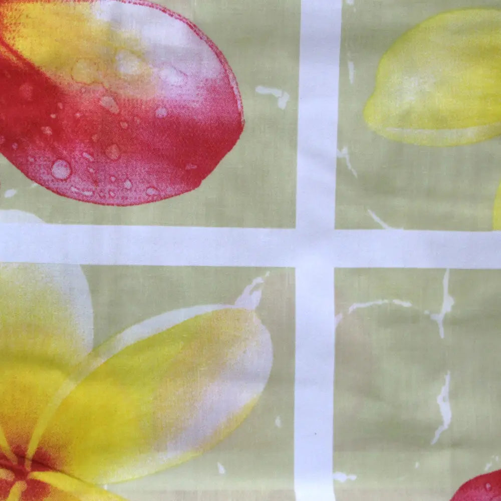 Floating Frangipani Quilt Cover Set Apple Green Single - Home & Garden > Bedding