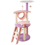 Floofi 101cm Galaxy Plush Cat Condo Cat Tree Pink Purple - Pet Care > Toys > Cat Toys