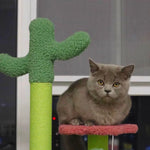 Floofi Flower Cat Tree with 2 Cactus 50cm - Pet Care > Toys > Cat Toys