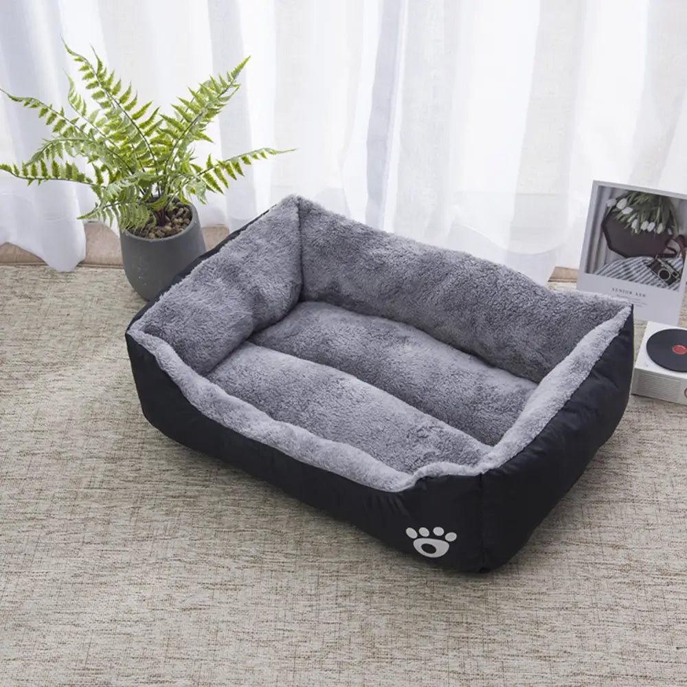 Floofi Pet Bed Square XL Size (Black) - Pet Care > Dog Supplies > Dog Beds