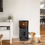 Floofi Smart Pet Feeder with Camera - Black - Pet Care > Dog Supplies > Dog Bowls Feeders & Waterers