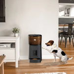Floofi Smart Pet Feeder with Camera - Black - Pet Care > Dog Supplies > Dog Bowls Feeders & Waterers