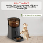 Floofi Smart Pet Feeder with Camera - Black - Pet Care > Dog Supplies > Dog Bowls Feeders & Waterers