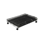 FLOOFI Three-Level Pet Rabbit Bird Cage with Hammock (Black) - Pet Care > Bird > Bird Cages & Stands