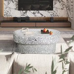 FLORAL MOTHER OF PEARL COFFEE TABLE - Furniture > Living Room > Coffee Tables
