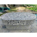 FLORAL MOTHER OF PEARL COFFEE TABLE - Furniture > Living Room > Coffee Tables
