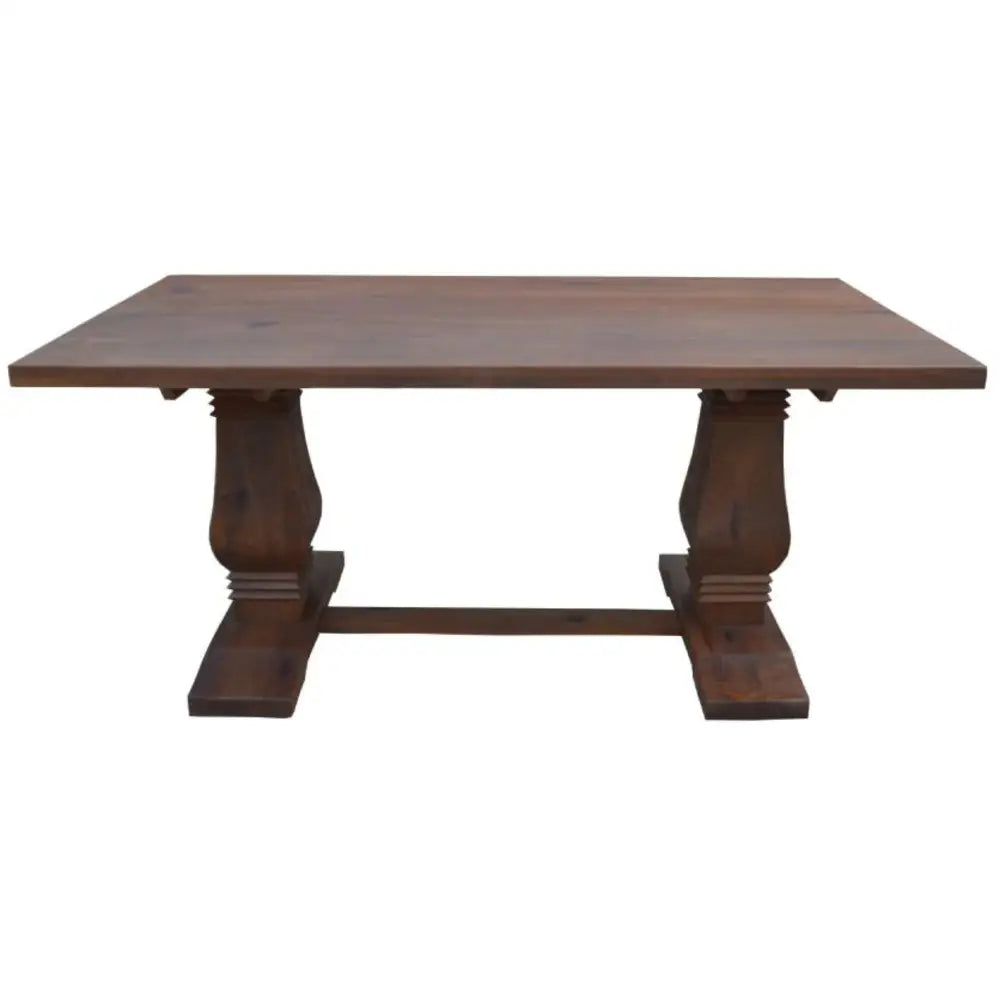 Florence 9pc High Dining Table Set 200cm 8 Fabric Chair French Provincial - Furniture > Dining