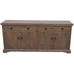 Florence Buffet Table 180cm 2 Door 4 Drawer Solid Mango Timber Wood - Furniture > Living Room