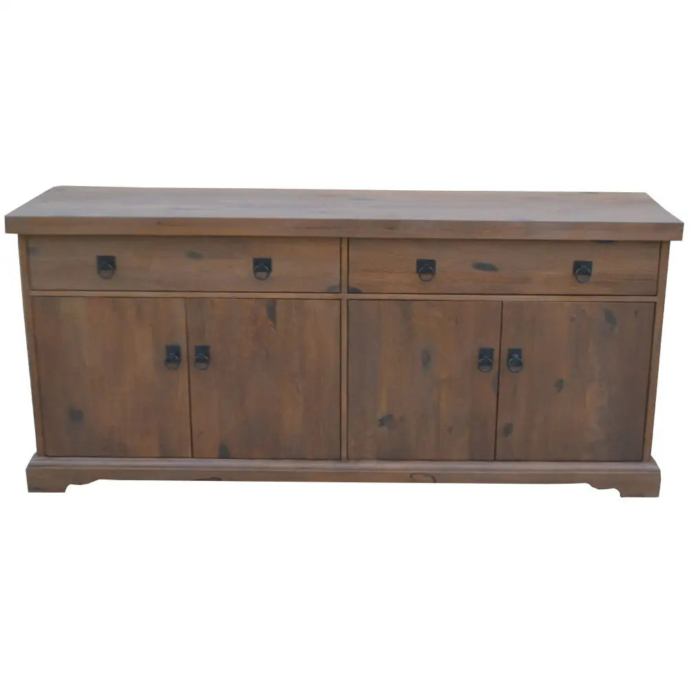 Florence Buffet Table 180cm 2 Door 4 Drawer Solid Mango Timber Wood - Furniture > Living Room