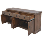 Florence Buffet Table 180cm 2 Door 4 Drawer Solid Mango Timber Wood - Furniture > Living Room