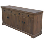 Florence Buffet Table 180cm 2 Door 4 Drawer Solid Mango Timber Wood - Furniture > Living Room