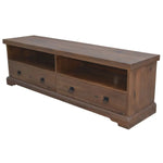 Florence ETU Entertainment TV Unit 180cm 2 Drawer Solid Mango Timber Wood - Furniture > Living Room