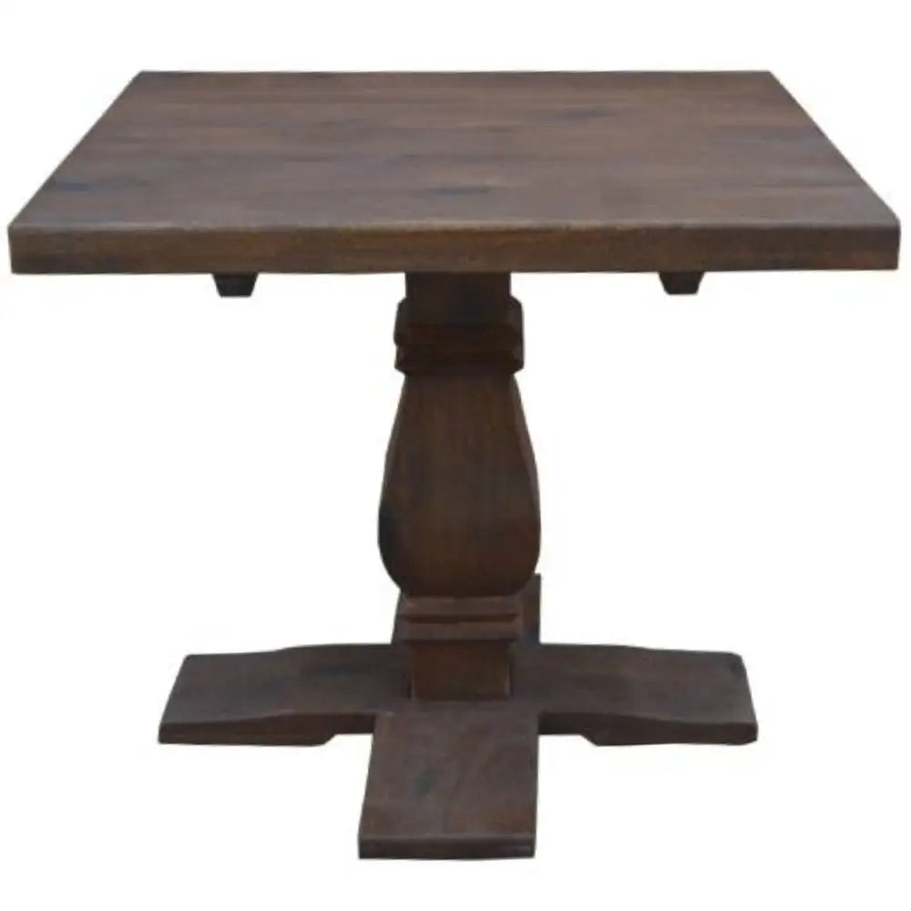 Florence Lamp Table 70cm Pedestal Solid Timber Wood French Provincial - Furniture > Living Room
