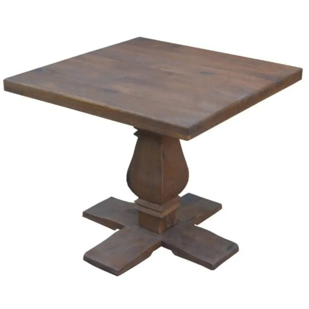 Florence Lamp Table 70cm Pedestal Solid Timber Wood French Provincial - Furniture > Living Room