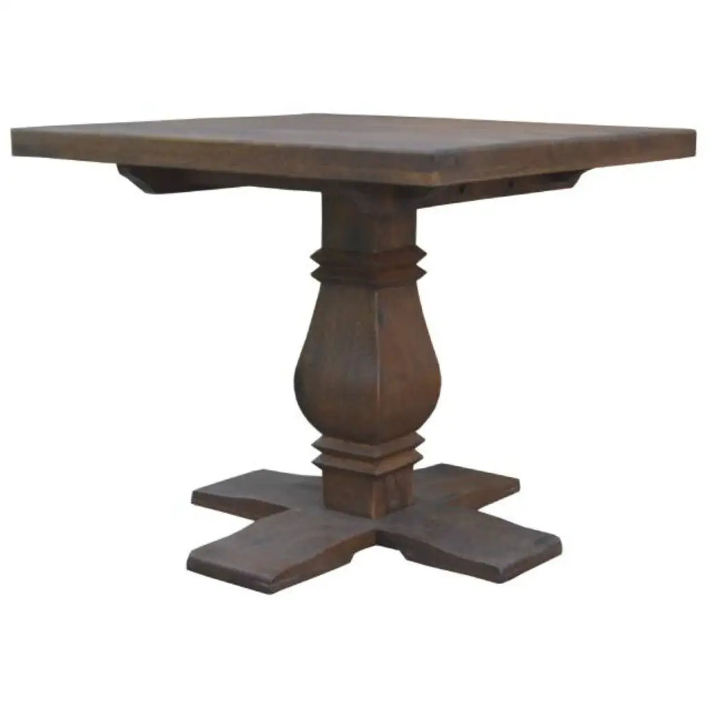 Florence Lamp Table 70cm Pedestal Solid Timber Wood French Provincial - Furniture > Living Room